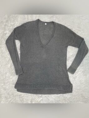 Margaret O’Leary Linen Sweater Womens Size XS Tunic Pullover Lagenlook Coastal